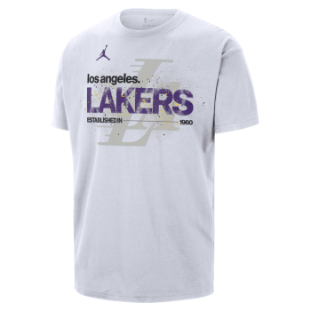 T-shirt Nike NBA Los Angeles Lakers Courtside white