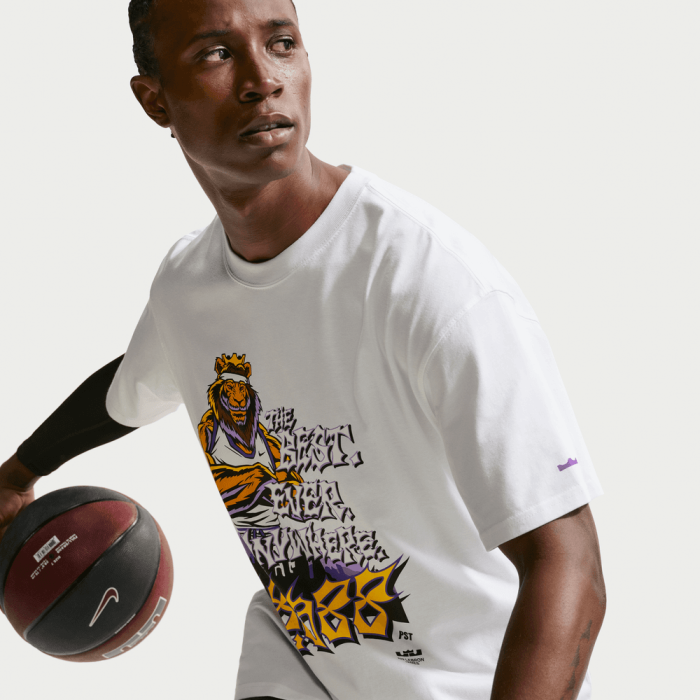 T-shirt Nike Le Bron For The Record white