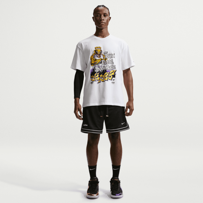T-shirt Nike Le Bron For The Record white