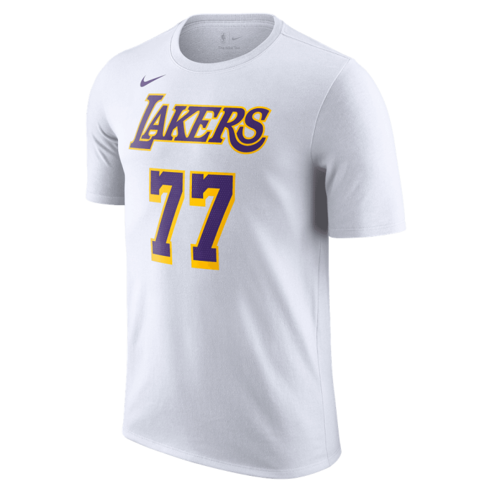 T-shirt NBA Luka Dončić Los Angeles Lakers Nike Association Edition
