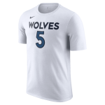 Color Blanc du produit T-shirt NBA Anthony Edwards Minnesota Timberwolves...