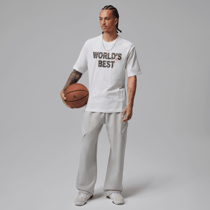 T-shirt Jordan Brooklyn's Best GFX Crew white