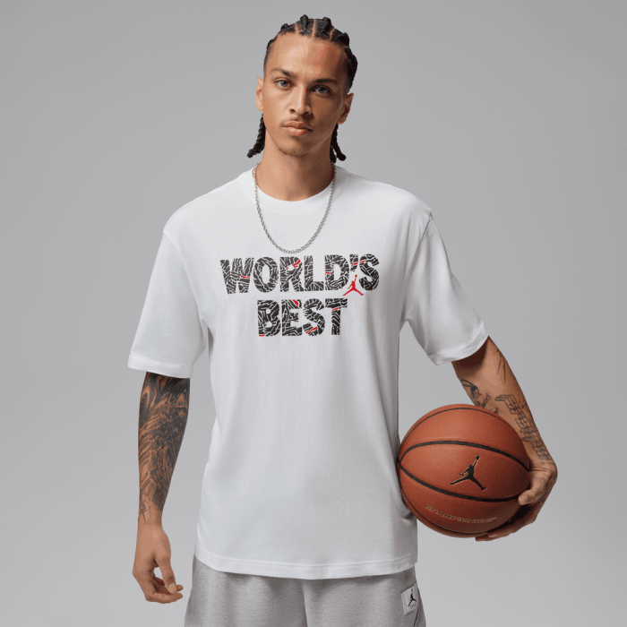 T-shirt Jordan Brooklyn's Best GFX Crew white