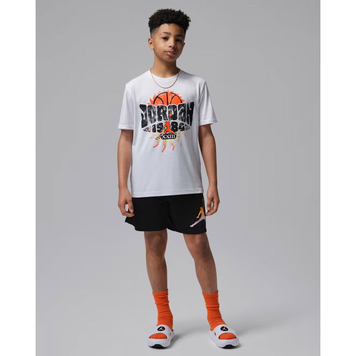 T-shirt Jordan JDB SPR Splash Paint Sill Enfant white