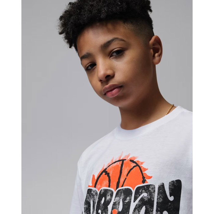 T-shirt Jordan JDB SPR Splash Paint Sill Enfant white