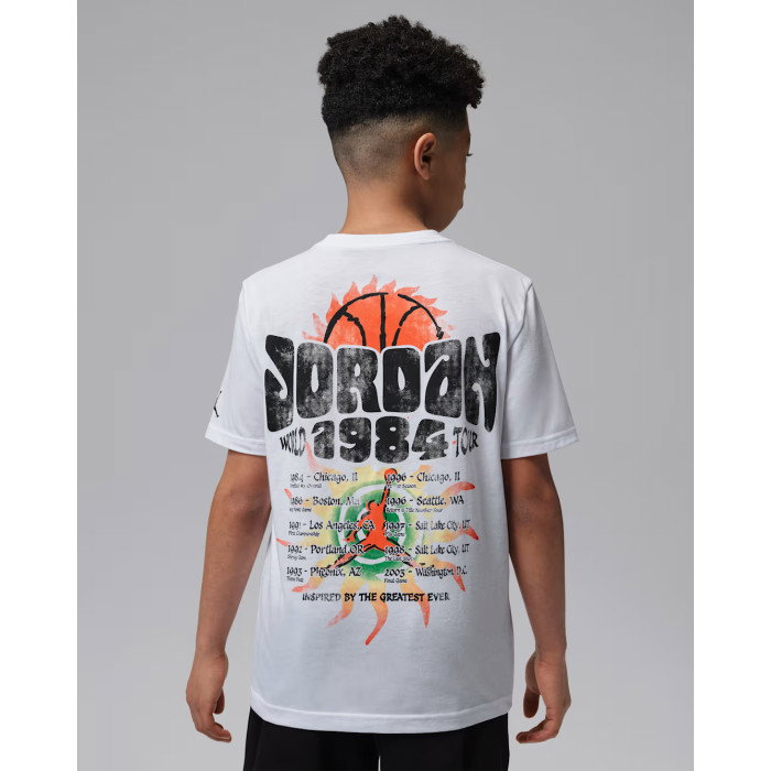 T-shirt Jordan JDB SPR Splash Paint Sill Enfant white