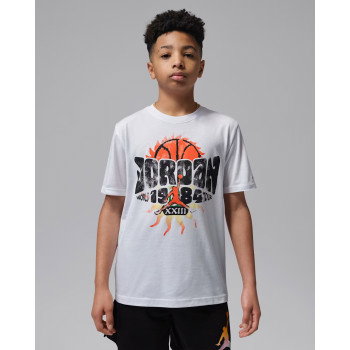 T-shirt Jordan JDB SPR Splash Paint Sill Enfant white