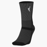 Color Noir du produit Chaussettes Nike WNBA Unicorn Crew black