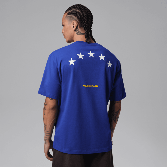T-shirt Jordan 85 Brasil World Cup blue
