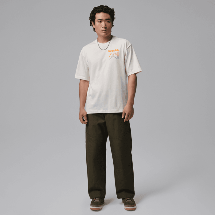 T-shirt Jordan Brooklyn World Tourpale ivory