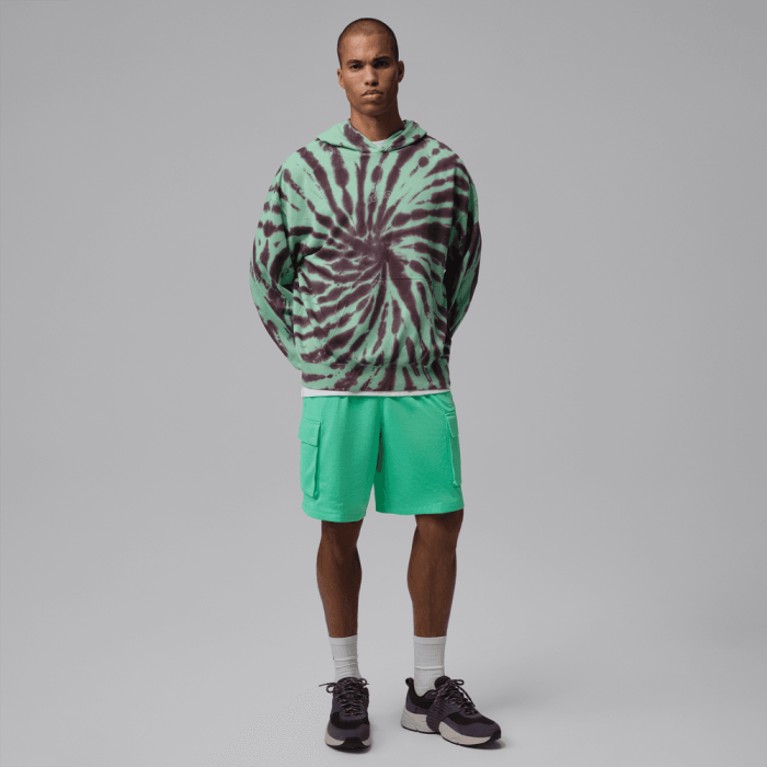 Short Jordan Brooklyn Cargo Mesh green glow/pale ivory