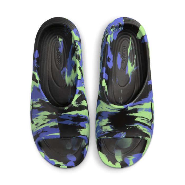 Claquettes Nike ReactX Rejuven8 SE black-lime blast-sapphire