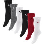 Color Multicolor du produit Pack de 6 chaussettes Jordan enfant Everyday Essentials