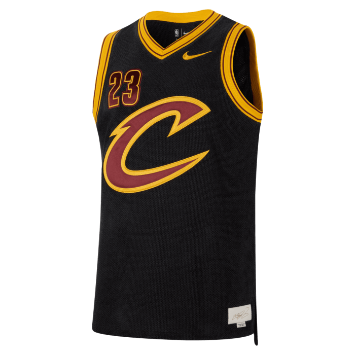 Maillot NBA LeBron James Cleveland Cavaliers Nike Reserve Edition black