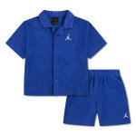 Color Bleu du produit Ensemble Jordan Terry Cloth Camp Set Chemise/Short...