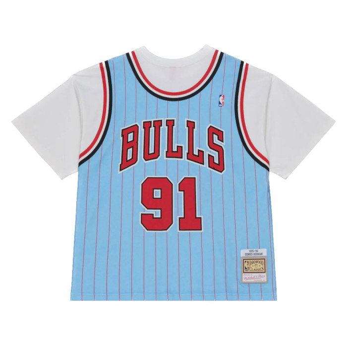 T-shirt NBA Dennis Rodman Chicago Bulls Best In Class Ss Jersey Tee Mitchell & Ness
