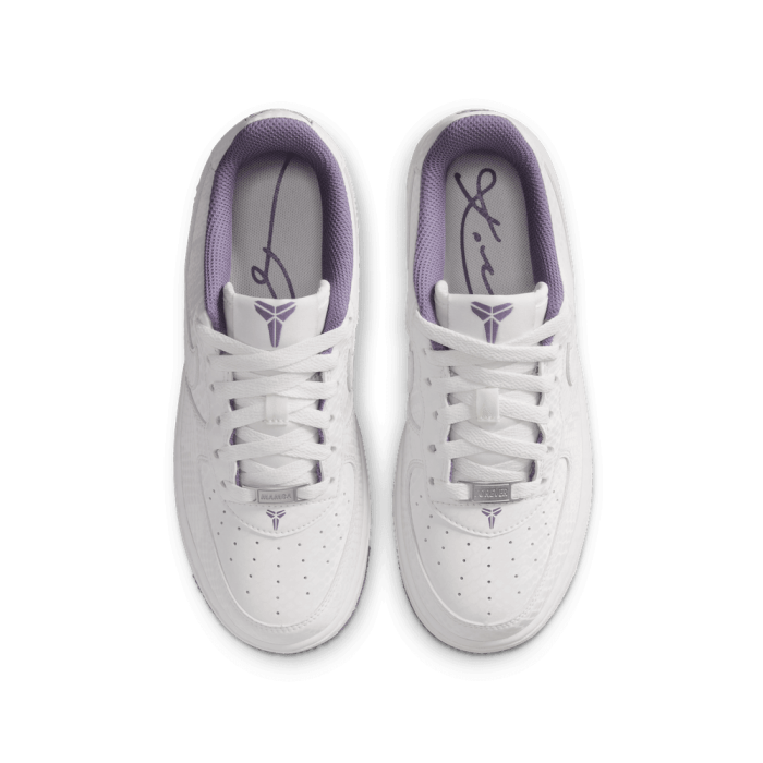 Nike Kobe x Air Force 1 Low Enfants GS summit white