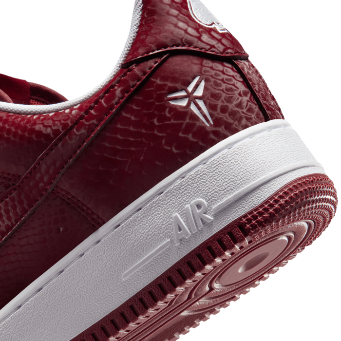 Nike Kobe Air Force 1 Low team red/white