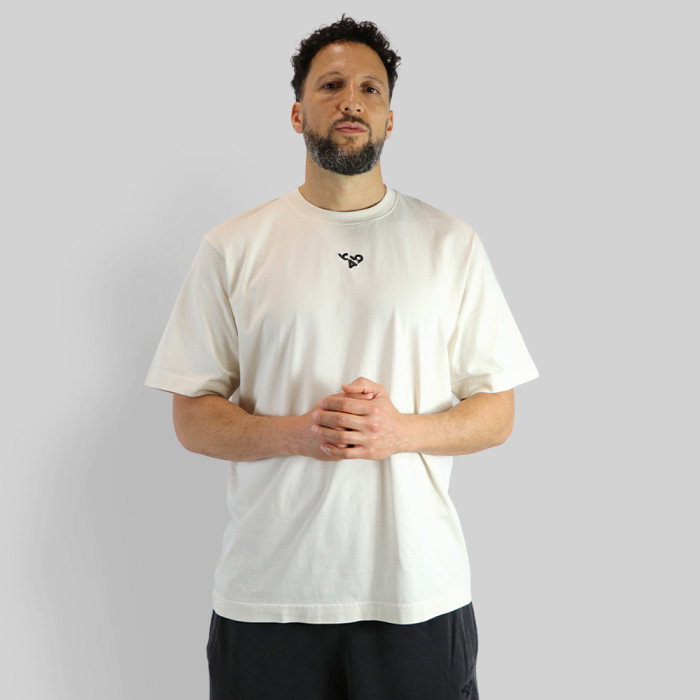T-shirt b4b "Too Small" Beige