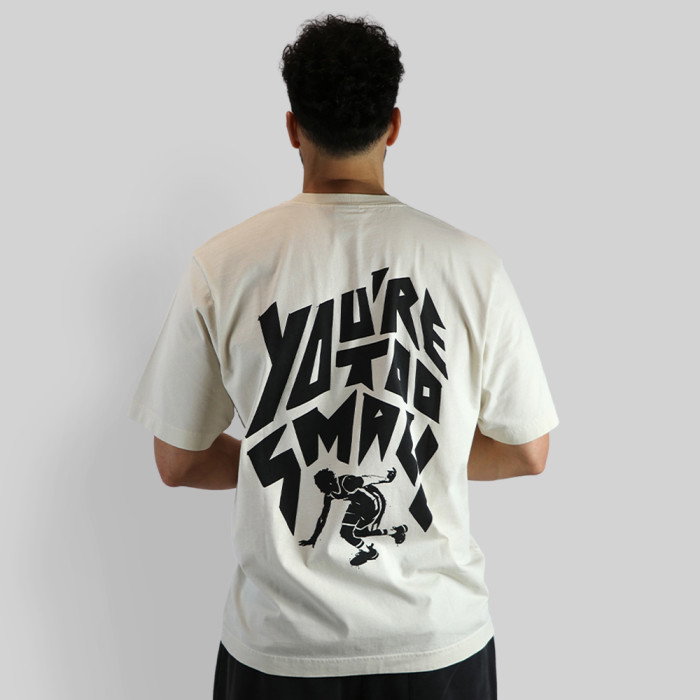T-shirt b4b "Too Small" Beige