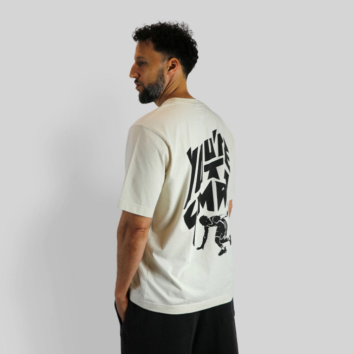 T-shirt b4b "Too Small" Beige