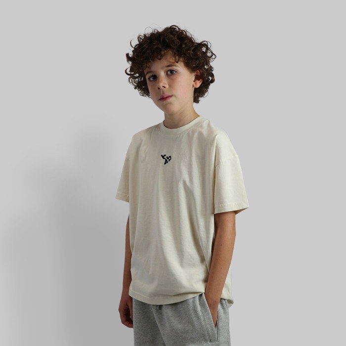 T-shirt b4b Enfant "Too Small" Beige