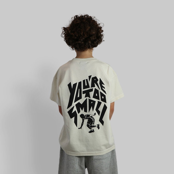 T-shirt b4b Enfant "Too Small" Beige