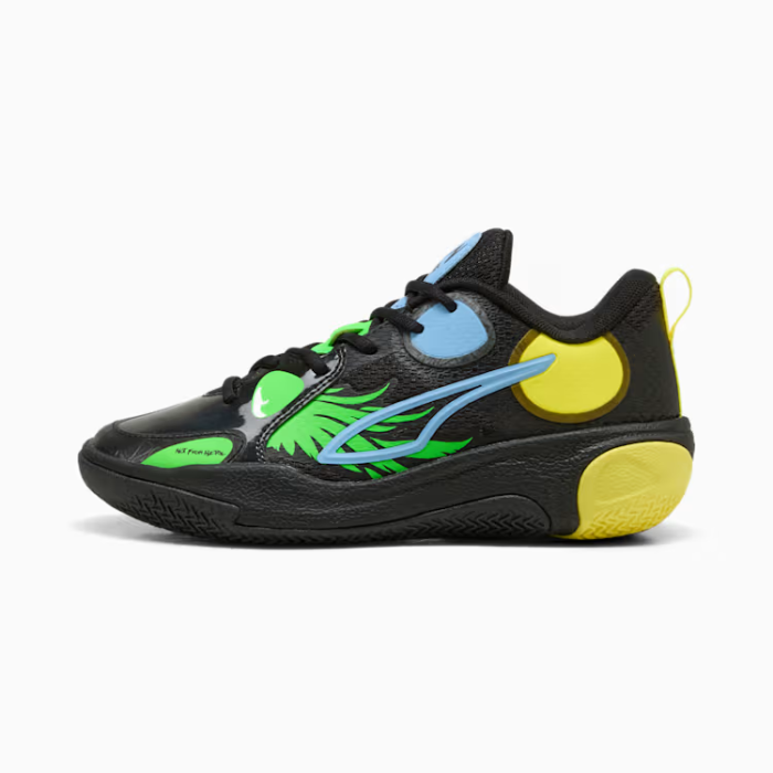 Puma MB World.01 Black-Lemon Crush Enfants GS