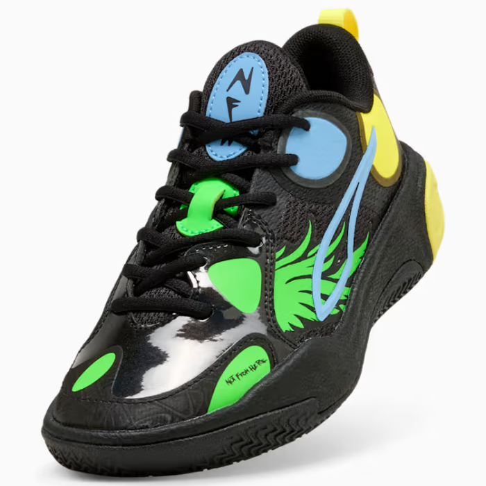 Puma MB World.01 Black-Lemon Crush Enfants GS