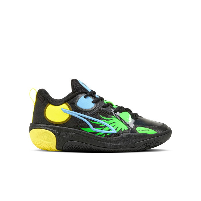 Puma MB World.01 Black-Lemon Crush Enfants GS