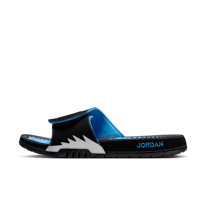 Claquettes Jordan Hydro 5 Retro black-university blue