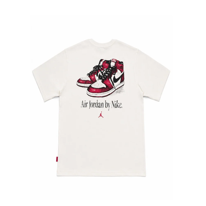T-shirt Jordan Brooklyn AJ 1 Classic white