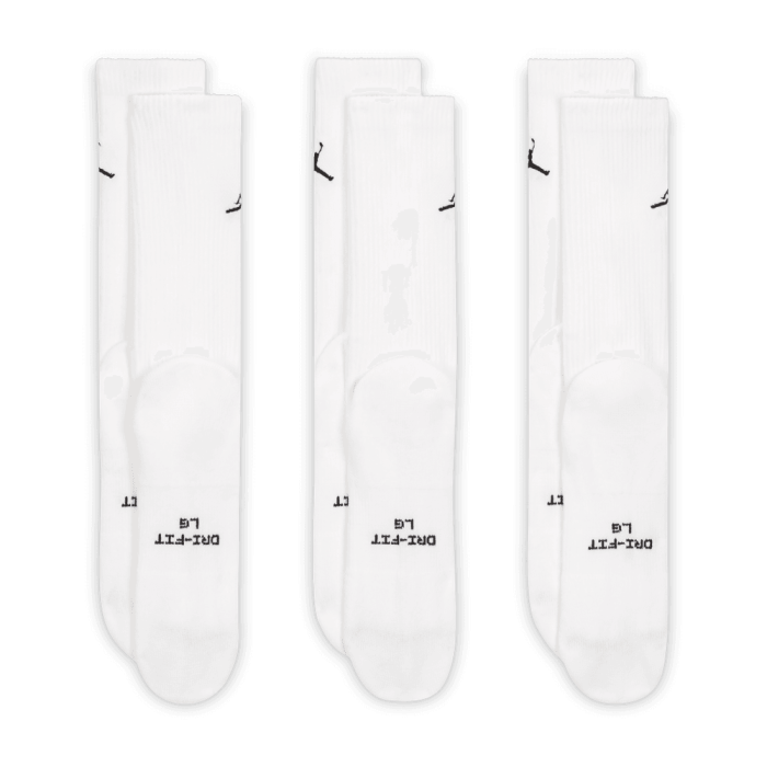 Pack de 3 paires de chaussettes Jordan Everyday white