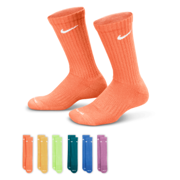 Pack de 6 paires de chaussettes Nike Everyday multi-color