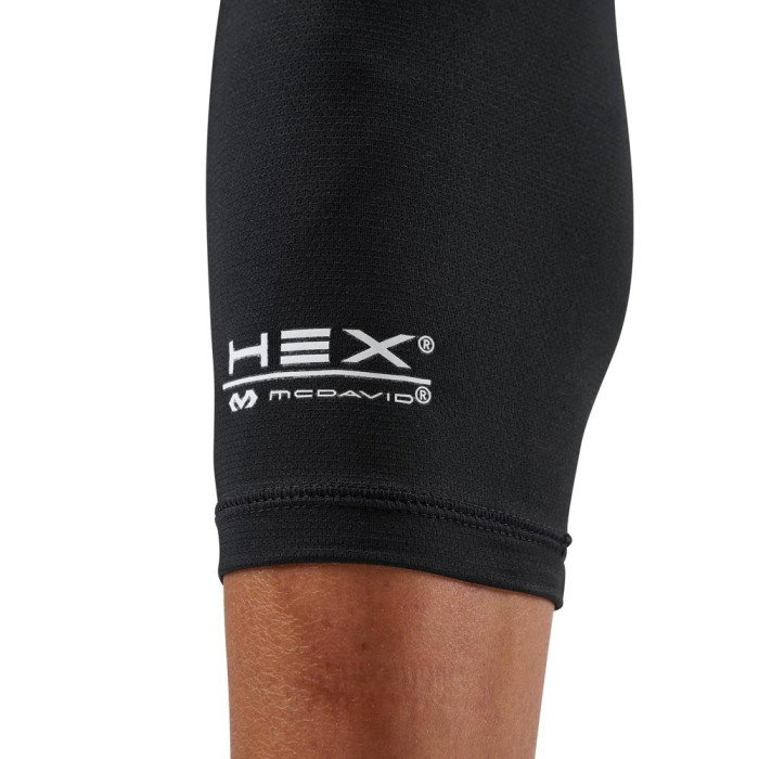 Genouillères McDavid x Kyrie Irving Hex Viz Knee Sleeve Pair Black/grey
