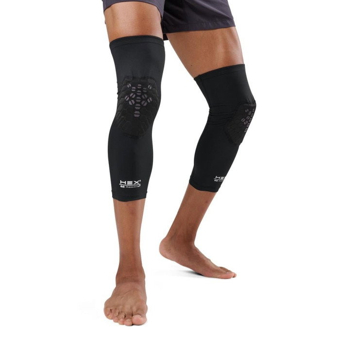 Genouillères McDavid x Kyrie Irving Hex Viz Knee Sleeve Pair Black/grey