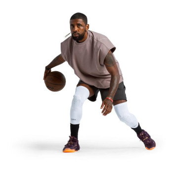 Genouillères McDavid x Kyrie Irving Hex Viz Knee Sleeve Pair White/grey