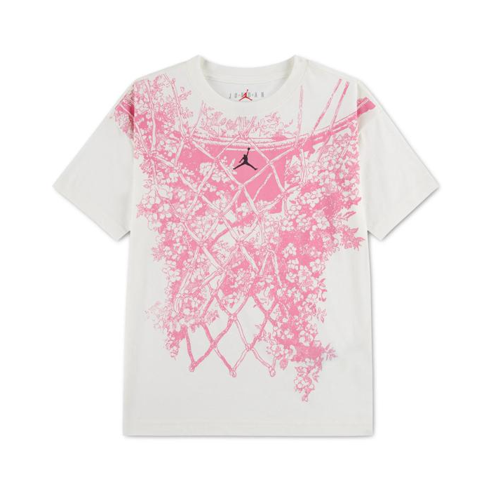T-shirt Jordan Net Bouquet SS Tee Enfant Sail