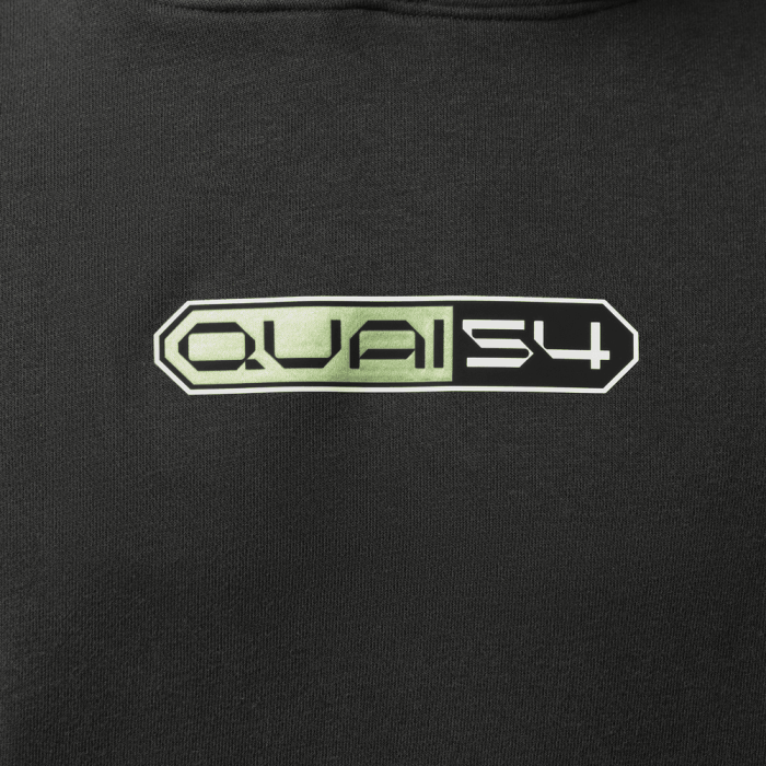 Sweat à capuche oversize Jordan Quai 54 2026 off noir-key lime
