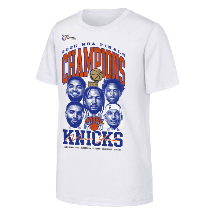 T-shirt NBA Enfant New York Knicks Finals Roster 2026