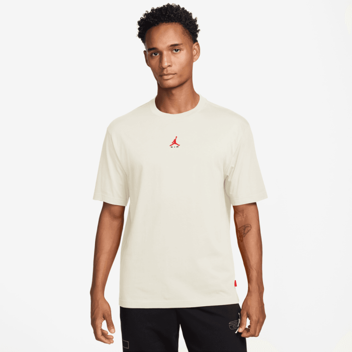 T-shirt Jordan Brooklyn sail/university red