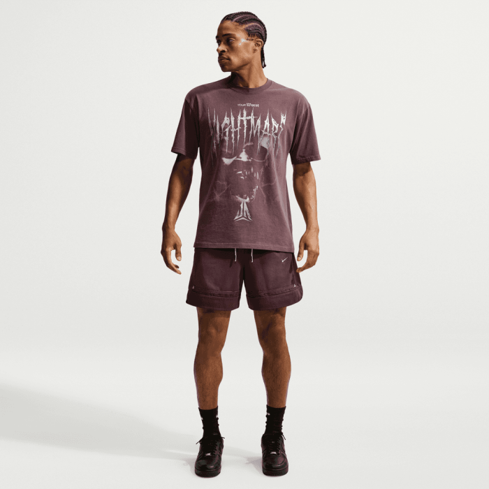 T-shirt Nike Ja burgundy crush