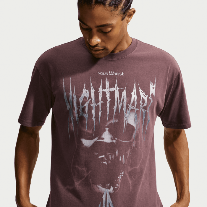 T-shirt Nike Ja 4 Your Worst Nightmare burgundy crush