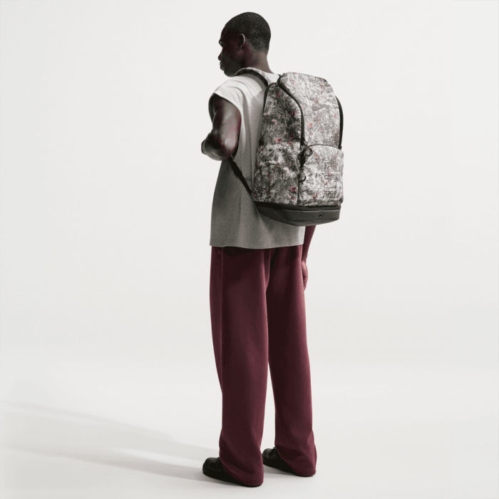 Sac Nike Elite Varsity Printed cream black