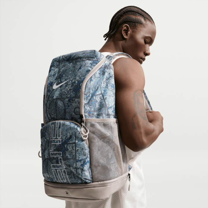 Sac à dos Nike Elite Varsity white/college grey