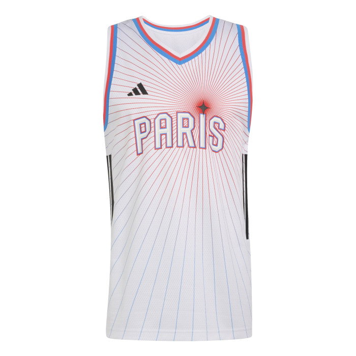 Maillot adidas Paris Basket Away White