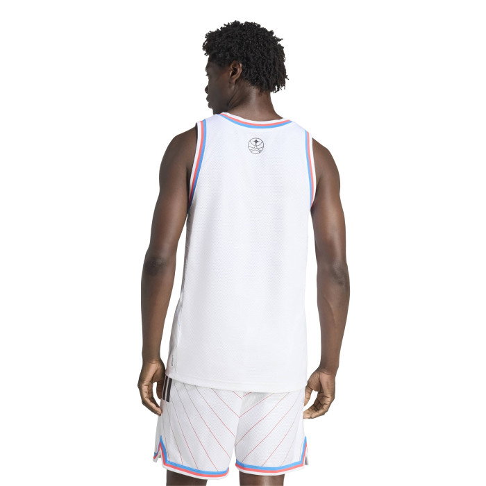 Maillot adidas Paris Basket Away White