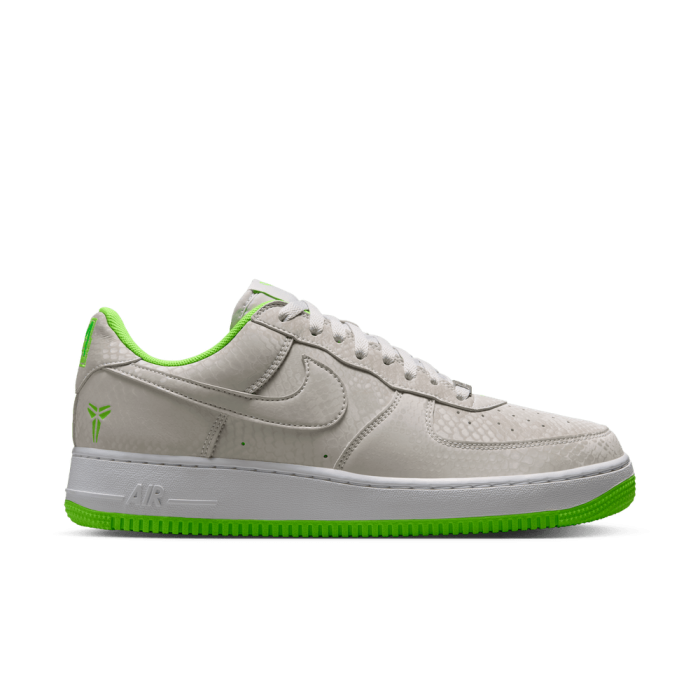 Nike Kobe Air Force 1 Low vast grey/electric green