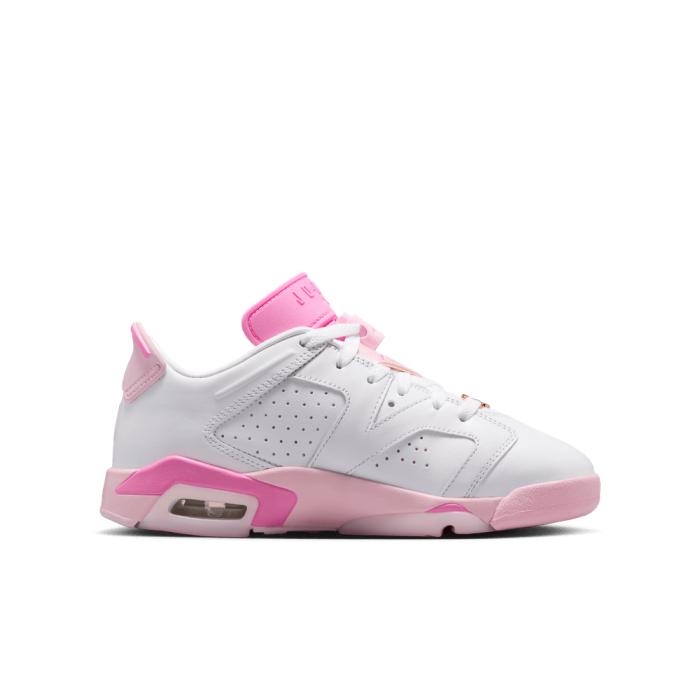 Air Jordan 6 Retro Low "china Rose" white/playful pink-pink foam