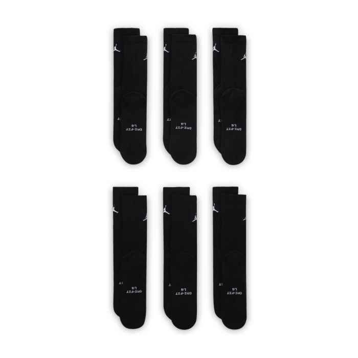 Chaussettes Jordan Everyday Elevated black/white